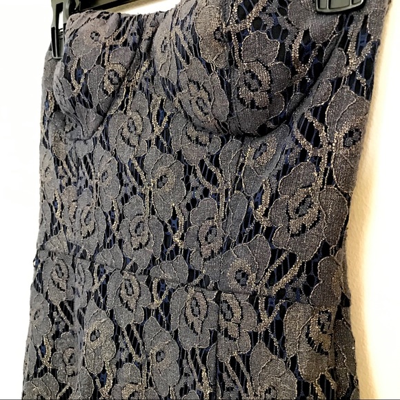 Aryn K Strapless Mini Cocktail Dress, XS - Picture 3 of 8